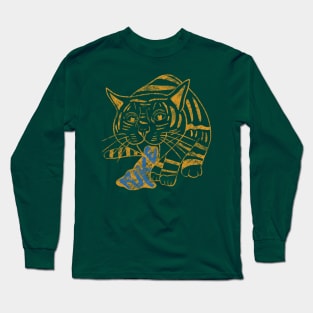 cat puke Long Sleeve T-Shirt